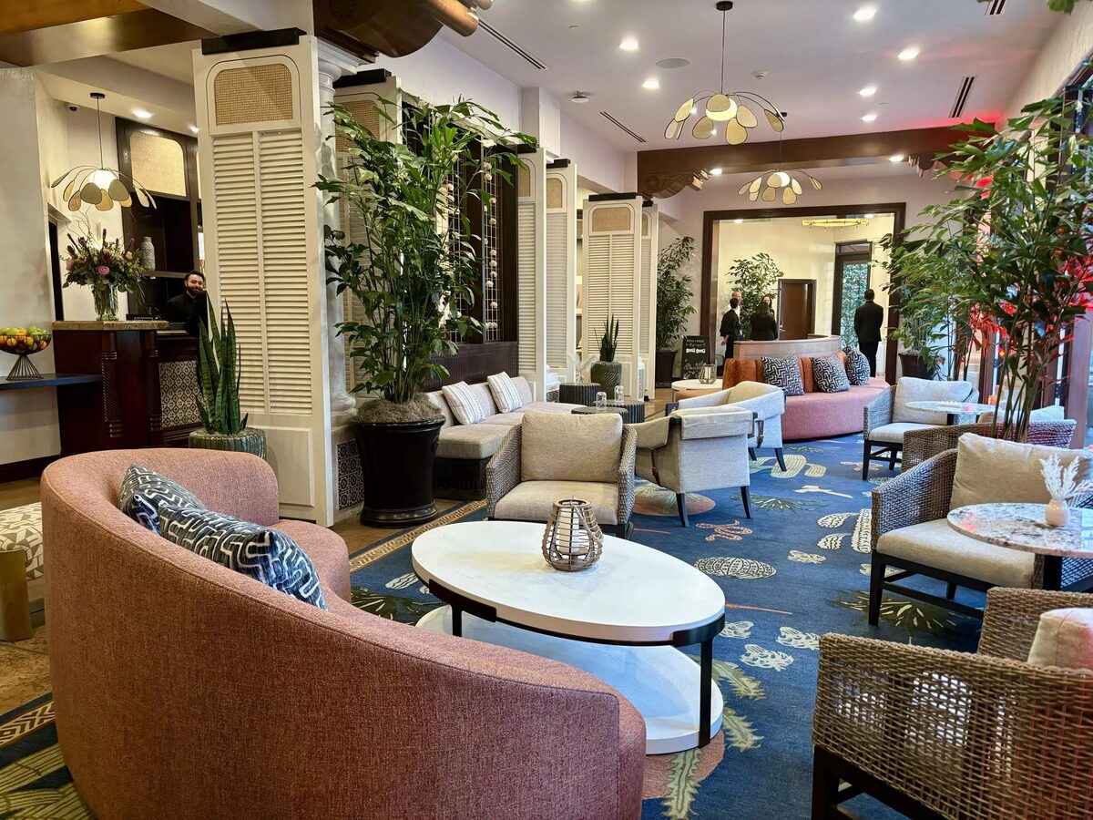 Resort lobby